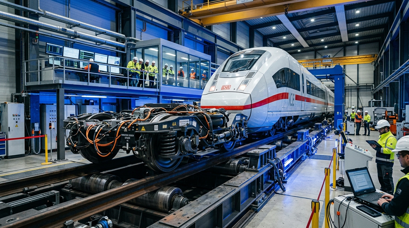 High-Speed Rail Bogie and Aerospace Test Bench